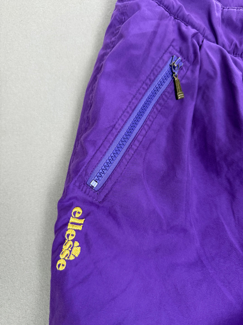 Vintage Ellesse Purple Insulated Thermolite Ski Pants