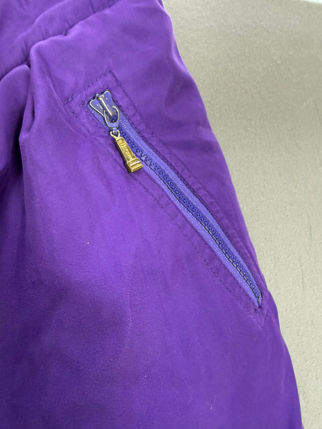 Vintage Ellesse Purple Insulated Thermolite Ski Pants