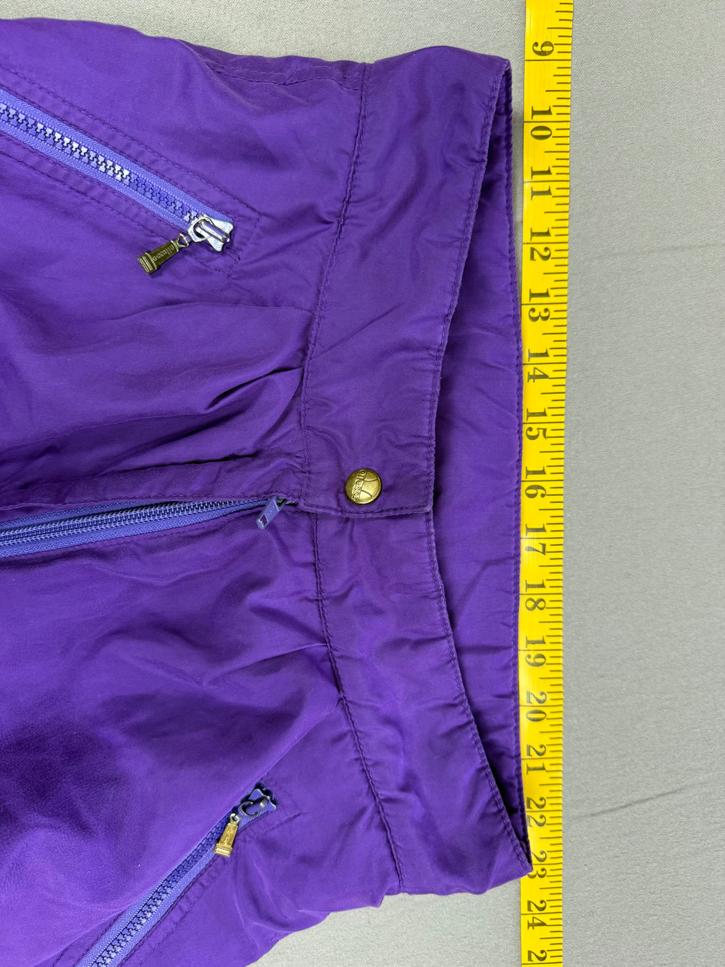 Vintage Ellesse Purple Insulated Thermolite Ski Pants