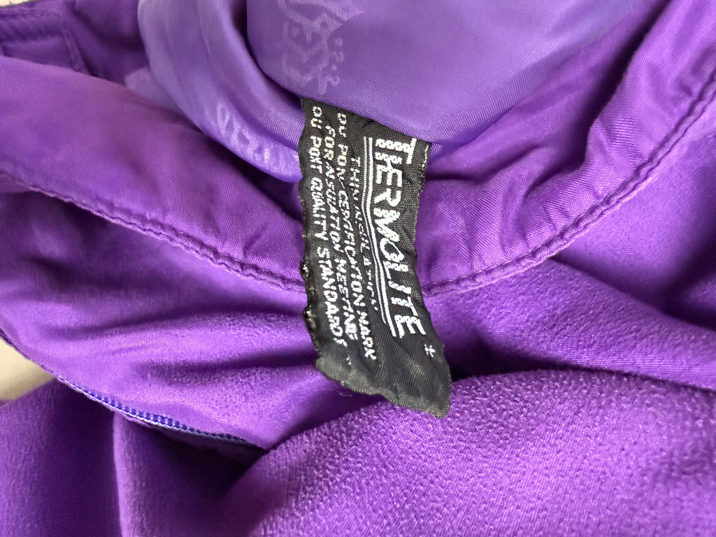 Vintage Ellesse Purple Insulated Thermolite Ski Pants