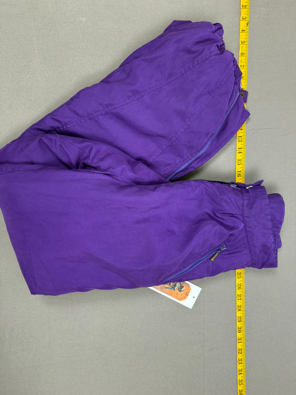 Vintage Ellesse Purple Insulated Thermolite Ski Pants