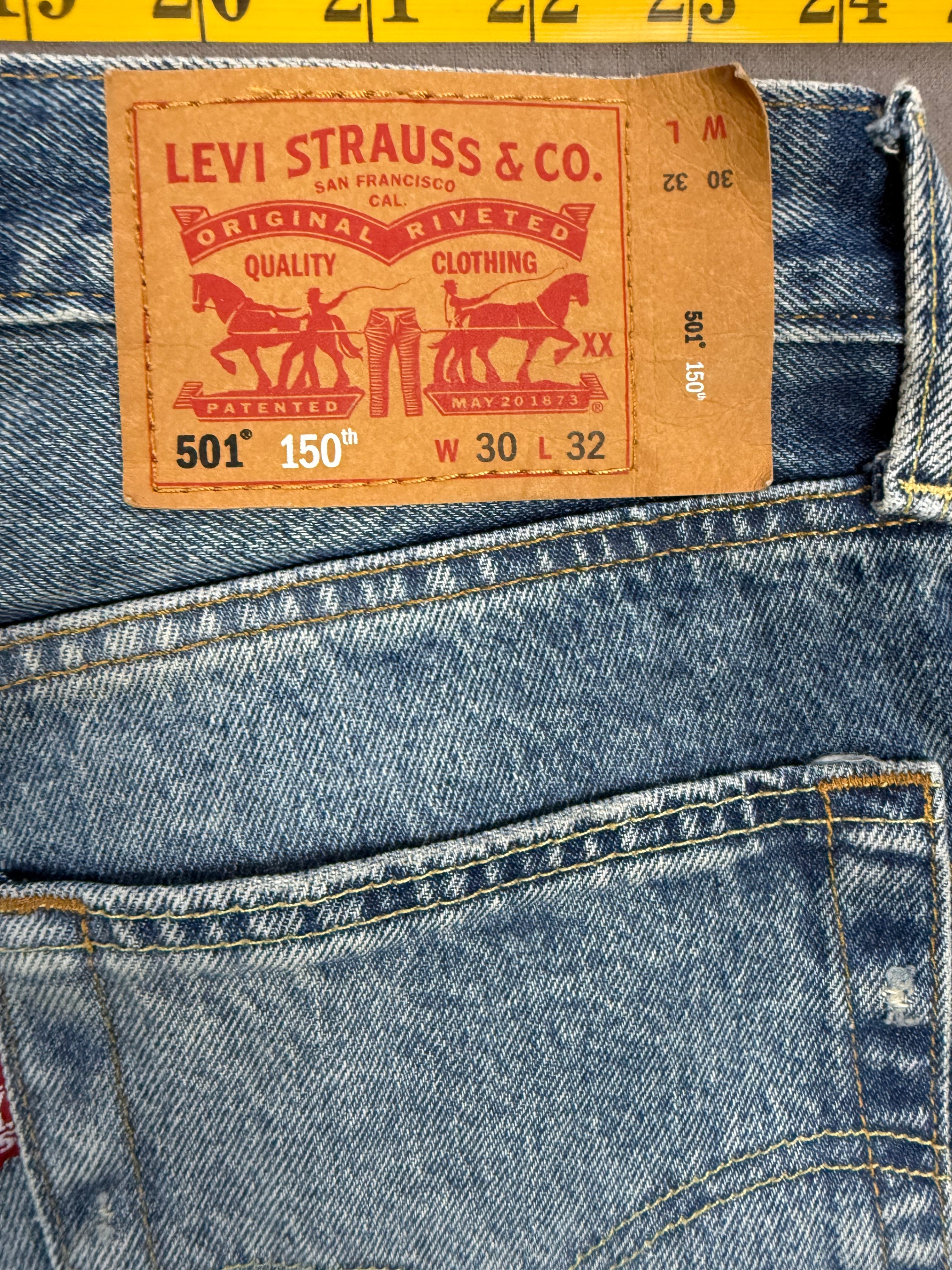 Levi’s 501 150th Anniversary Edition Blue Denim Jeans
