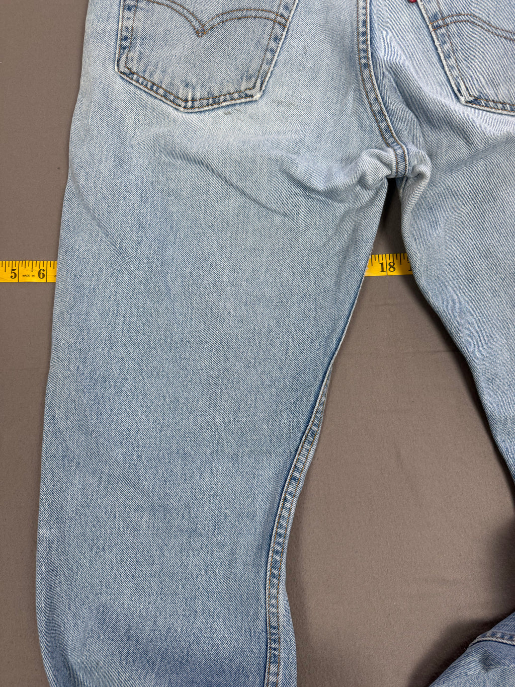 Vintage Levi’s 505 Light Wash Denim Jeans Made in Canada