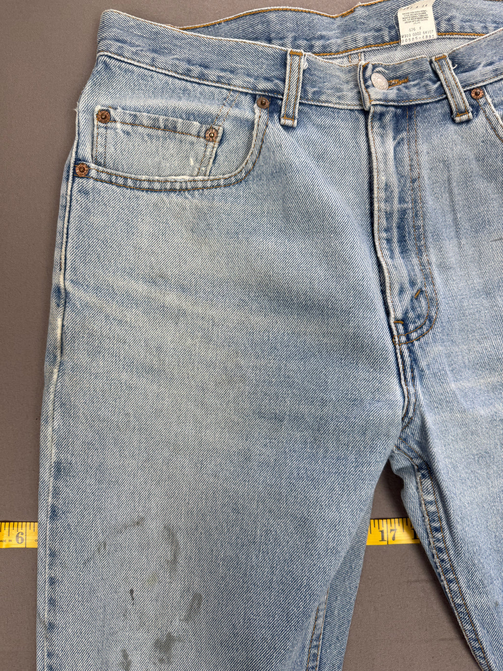 Vintage Levi’s 505 Light Wash Denim Jeans Made in Canada