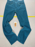 Levi’s 511 Deep Turquoise Corduroy Pants