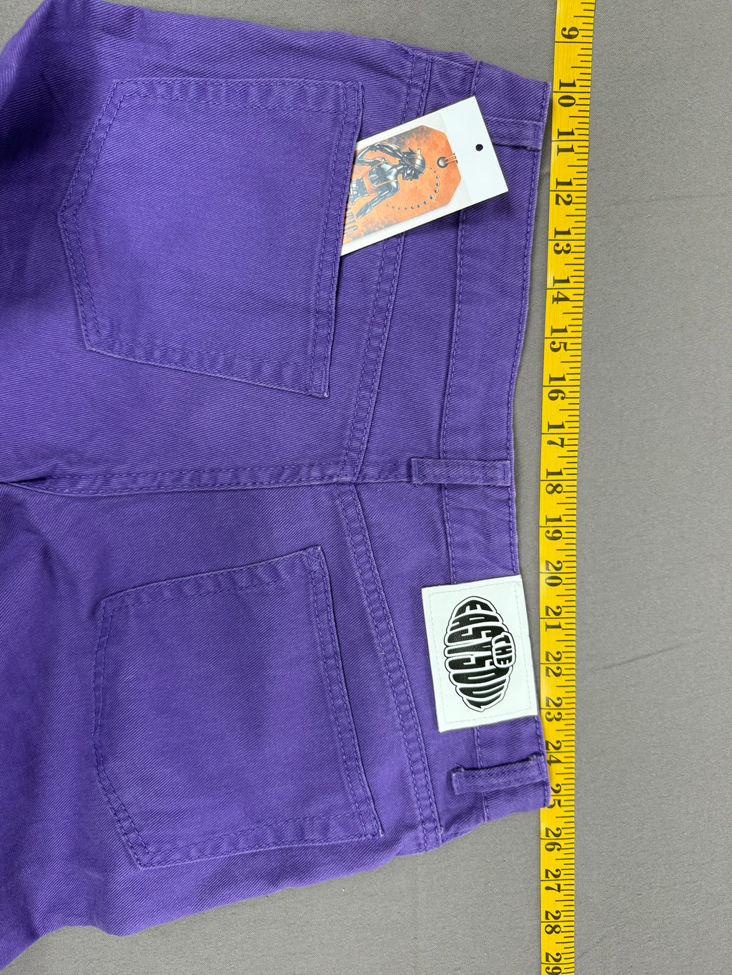 Divided Purple 100% Cotton Pants