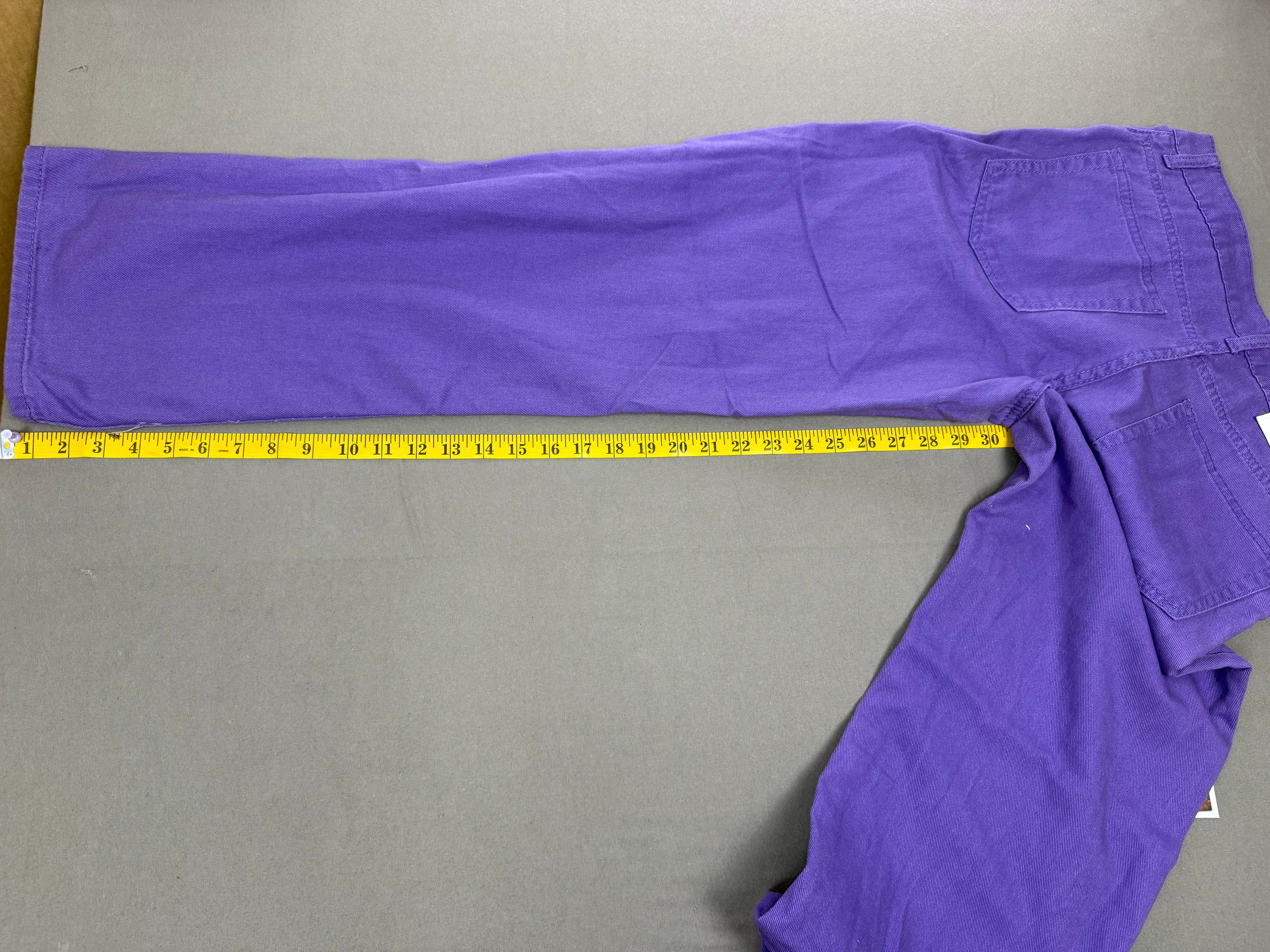 Divided Purple 100% Cotton Pants