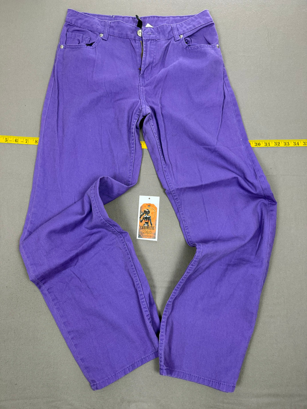 Divided Purple 100% Cotton Pants