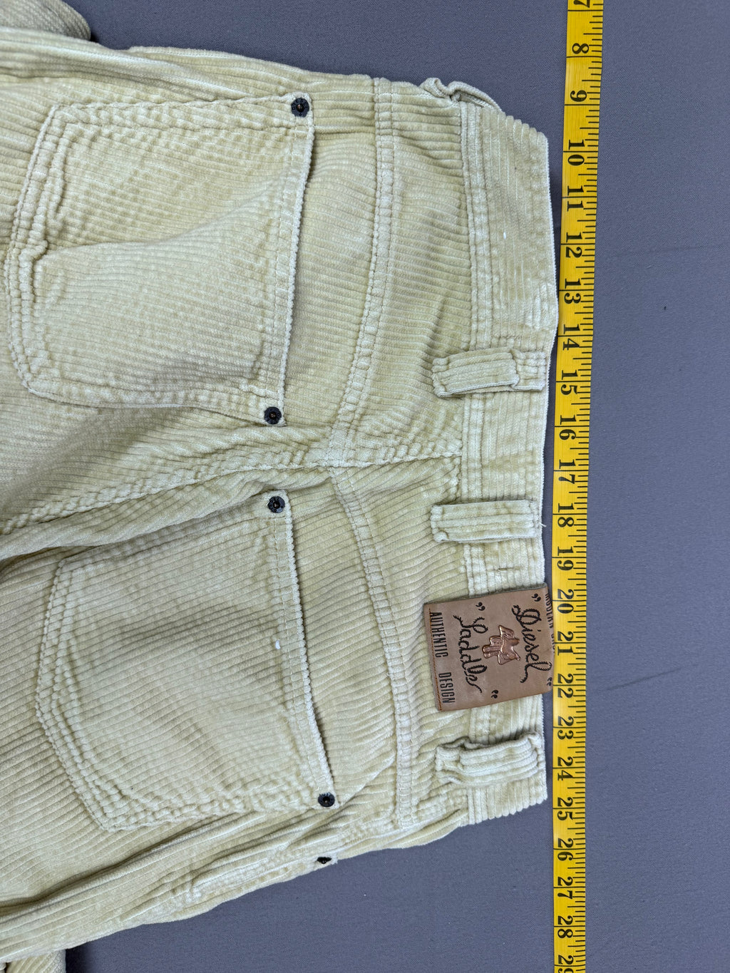 Diesel Denim Division Saddle Light Tan Corduroy Pants