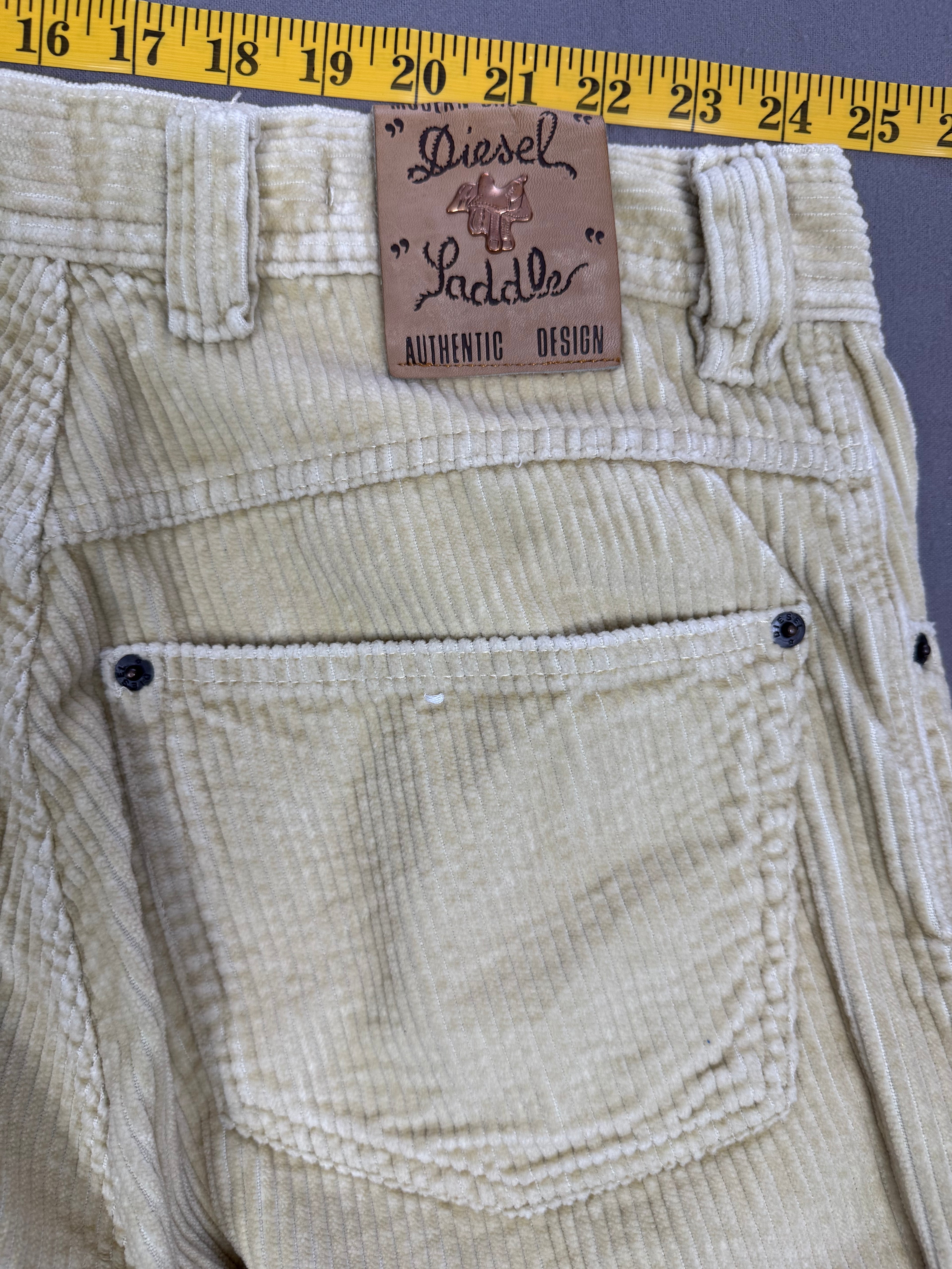 Diesel Denim Division Saddle Light Tan Corduroy Pants