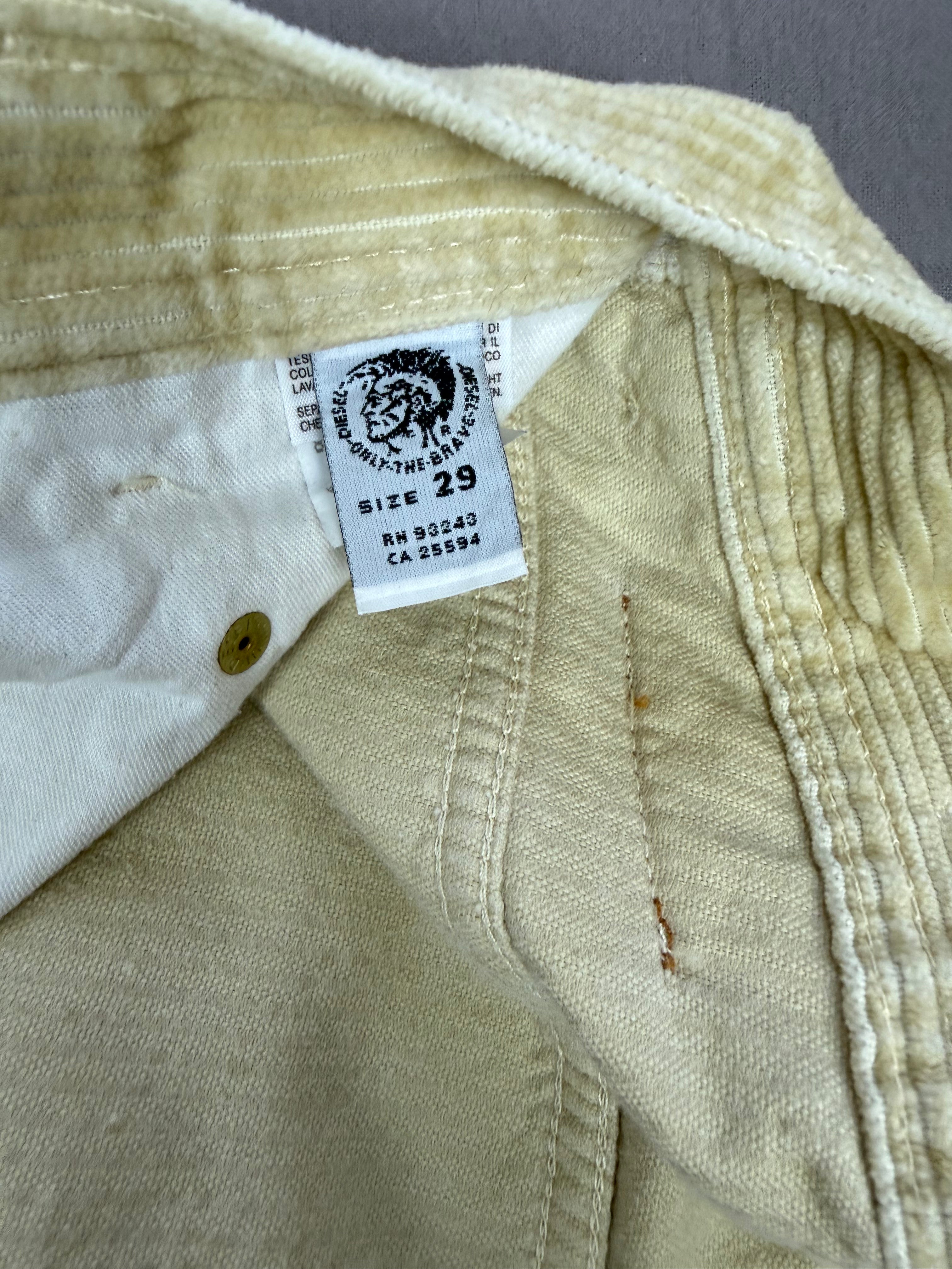 Diesel Denim Division Saddle Light Tan Corduroy Pants