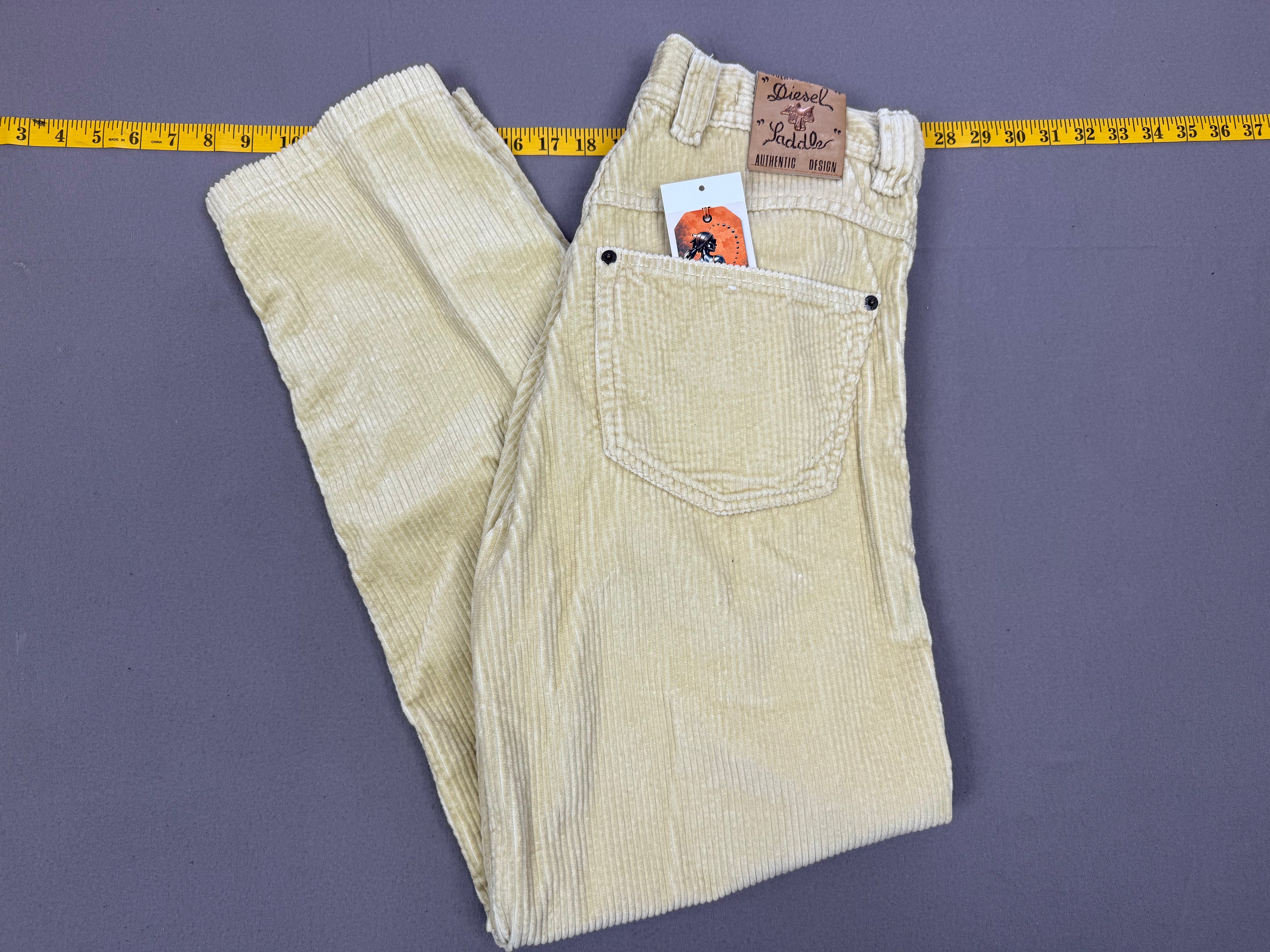 Diesel Denim Division Saddle Light Tan Corduroy Pants