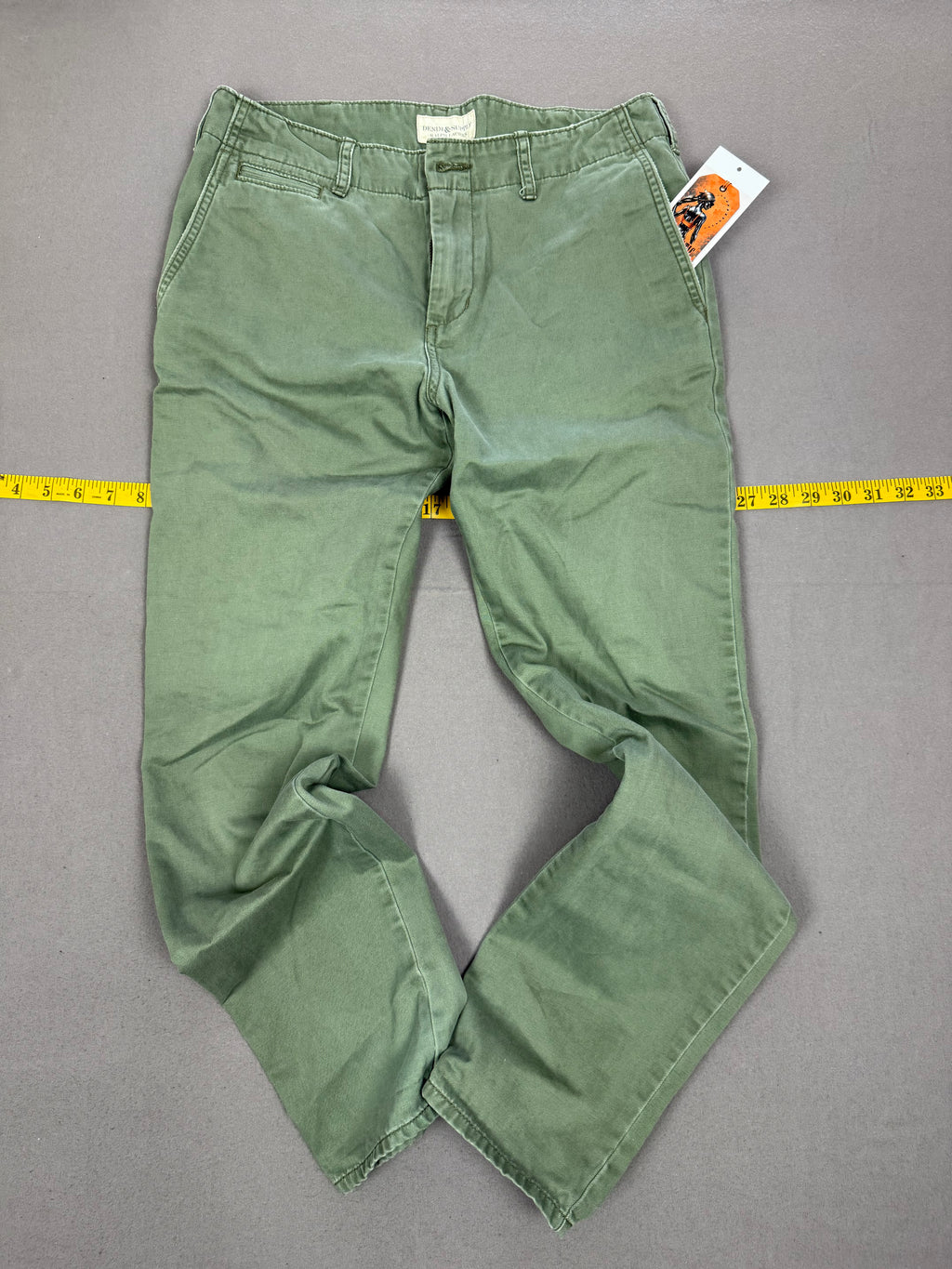 Denim & Supply Ralph Lauren Army Green Cotton Pants