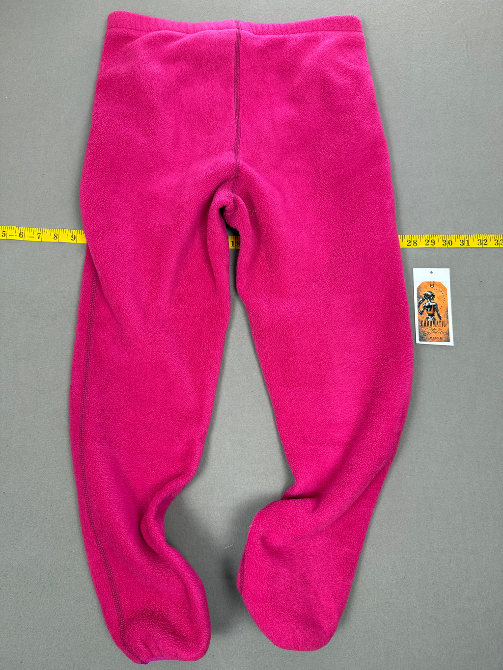 Vintage Patagonia Fuchsia Hot Pink Fleece Pants Made in USA