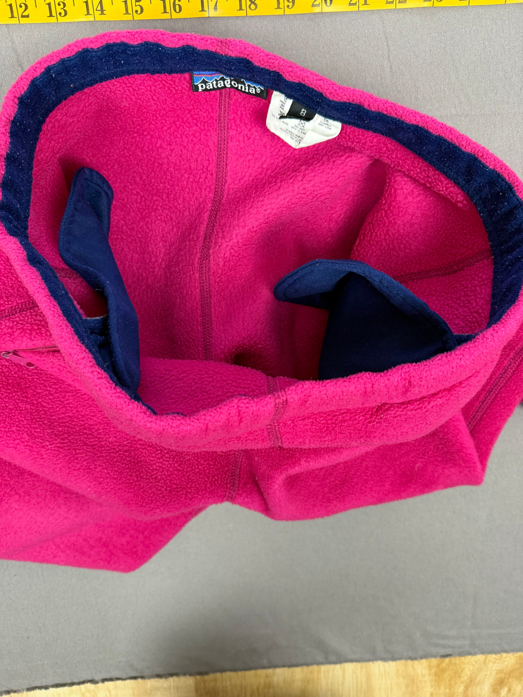 Vintage Patagonia Fuchsia Hot Pink Fleece Pants Made in USA