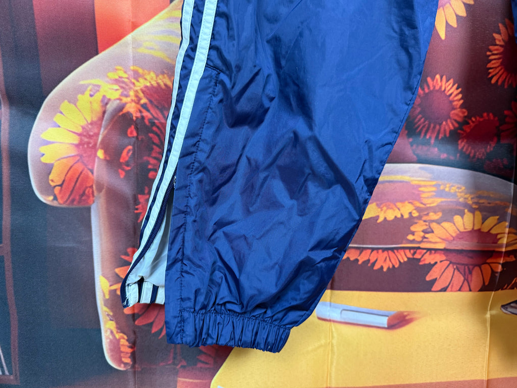 Vintage Adidas Navy Blue Lined Wind Track Pants