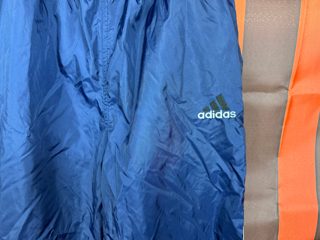 Vintage Adidas Navy Blue Lined Wind Track Pants