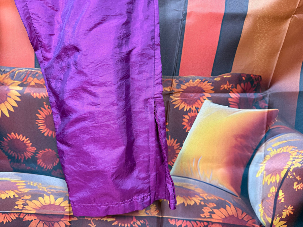 Vintage Charles River Apparel Purple Wind Pants