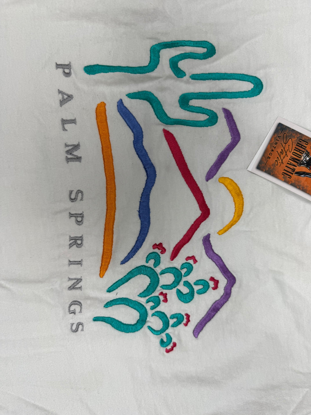 Crazy Shirts Hawaii Vintage Palm Springs Graphic Long-Sleeve T-Shirt Large