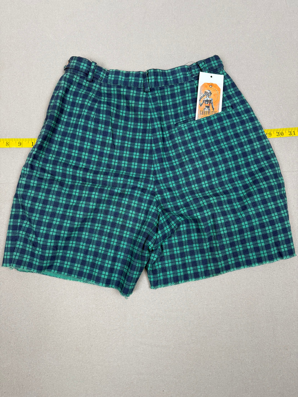 Henry Grethel Vintage Plaid Cotton Shorts Women’s 8