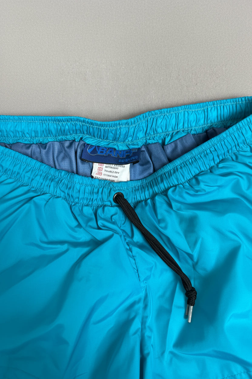 Vintage BANFF GORE-TEX Teal Ski Pants – Side-Zip Ankle Outdoor Pants