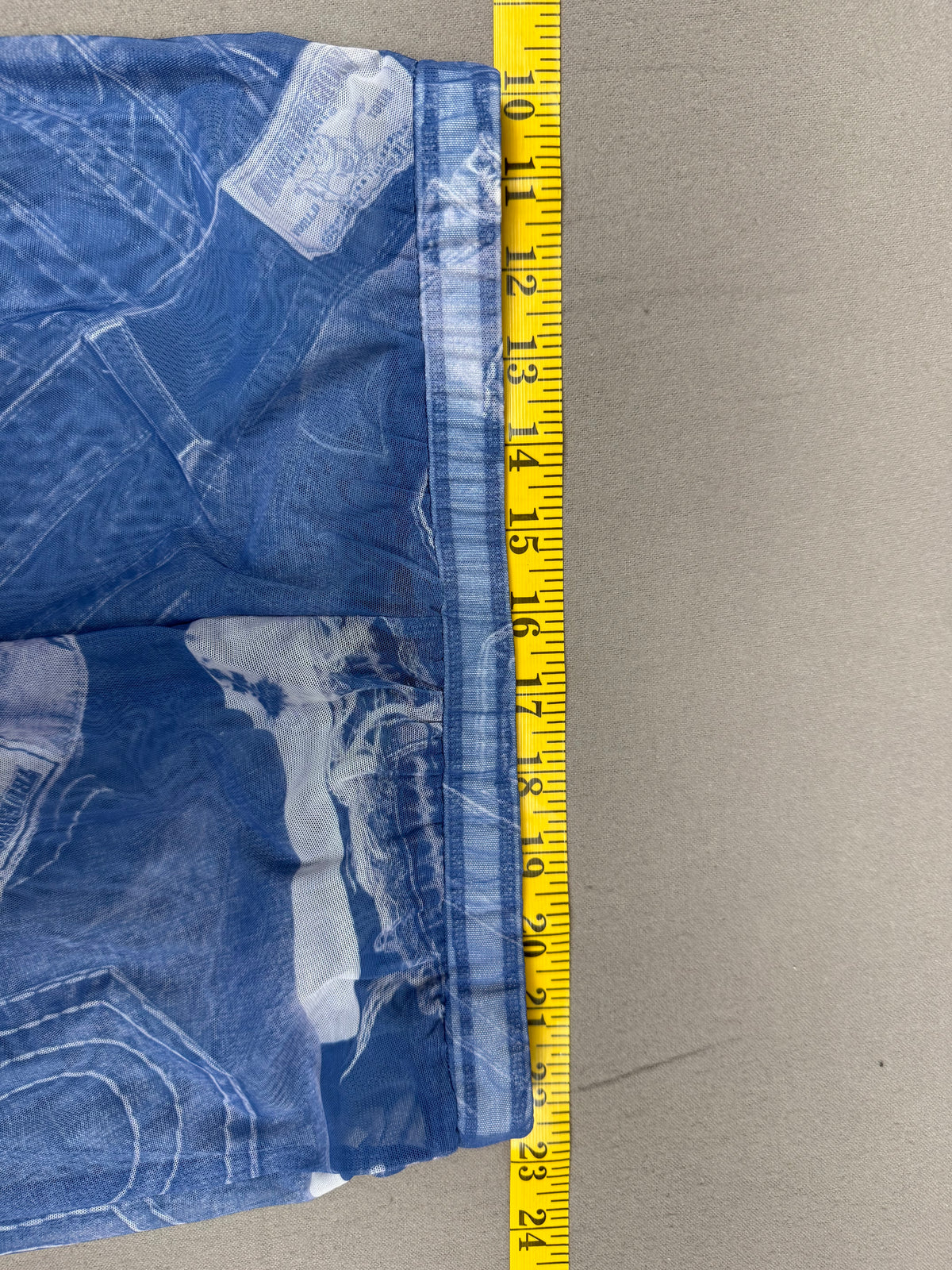 True Religion Mesh Denim-Print Bodysuit & Pants Set