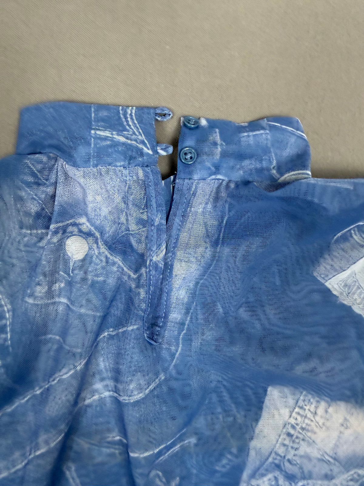 True Religion Mesh Denim-Print Bodysuit & Pants Set