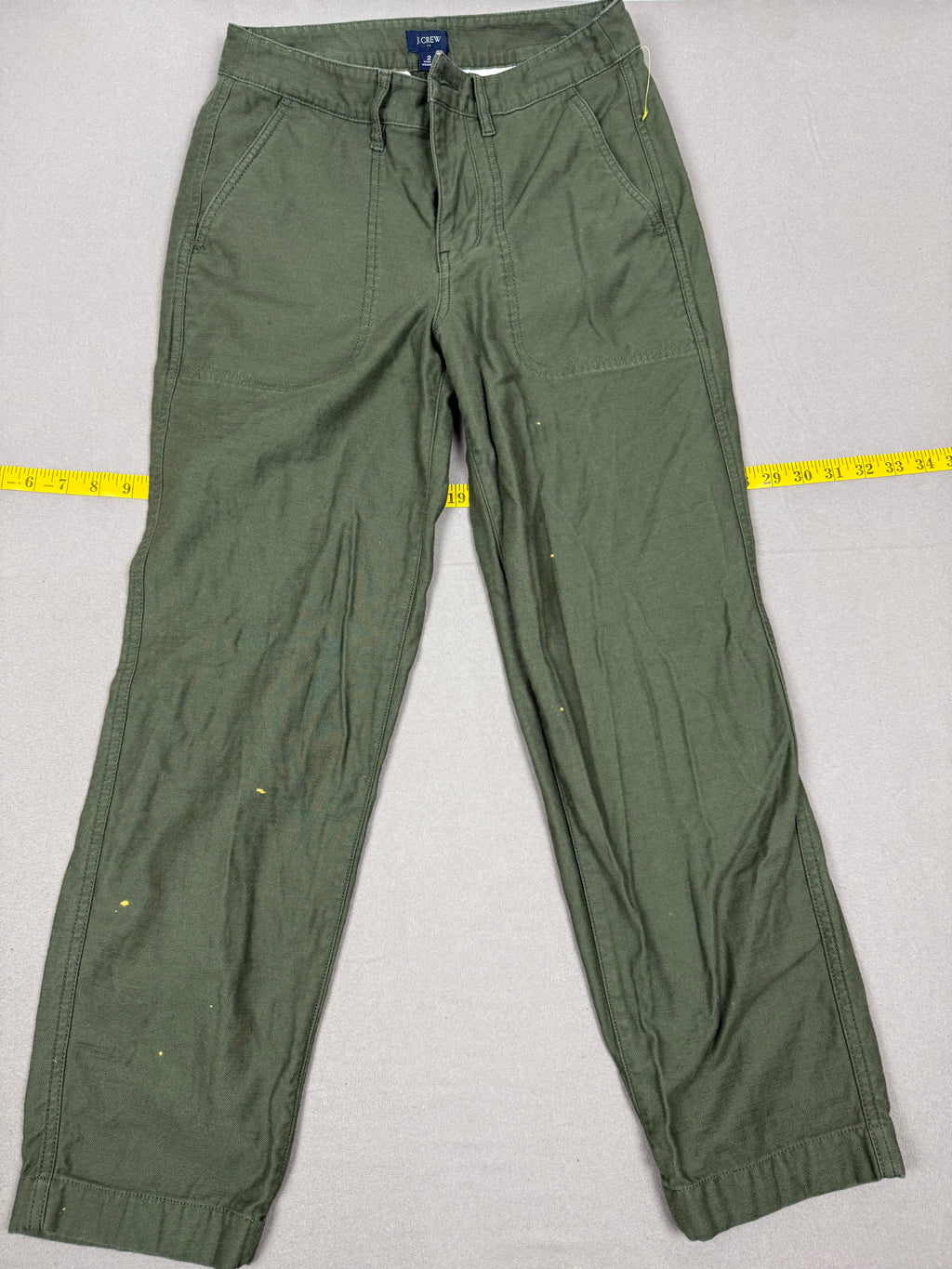 J.Crew Re-Imagined Dark Green Army Fatigue Pants