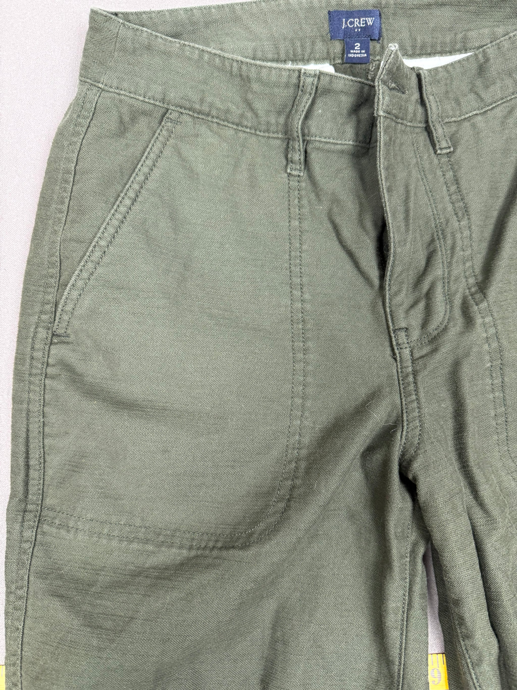 J.Crew Re-Imagined Dark Green Army Fatigue Pants
