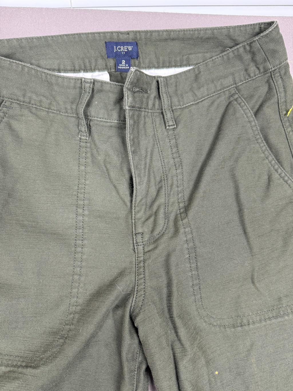 J.Crew Re-Imagined Dark Green Army Fatigue Pants