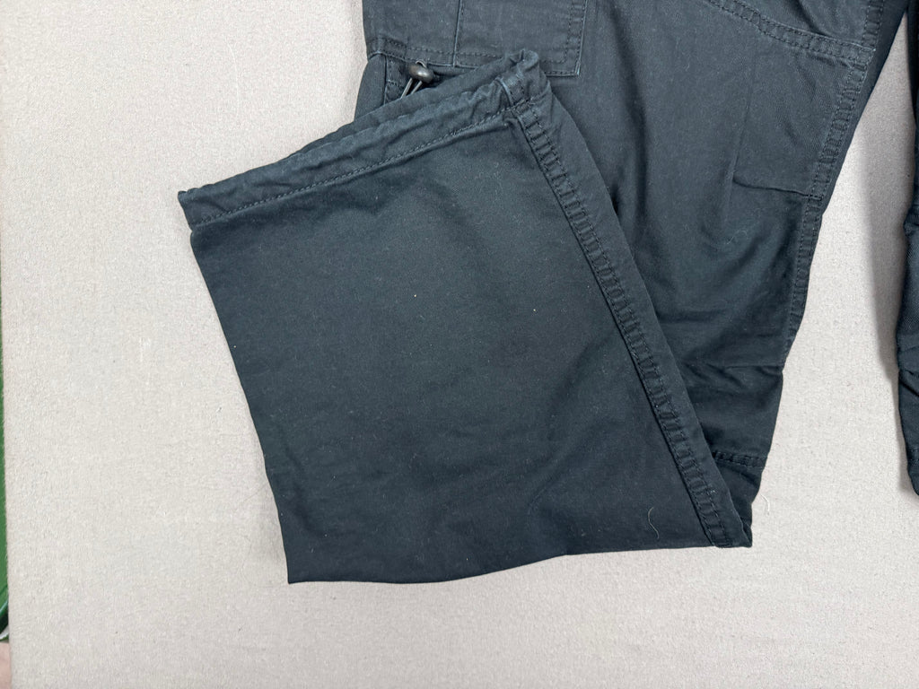 Brandy Melville Y2K Black Cargo Parachute Pants