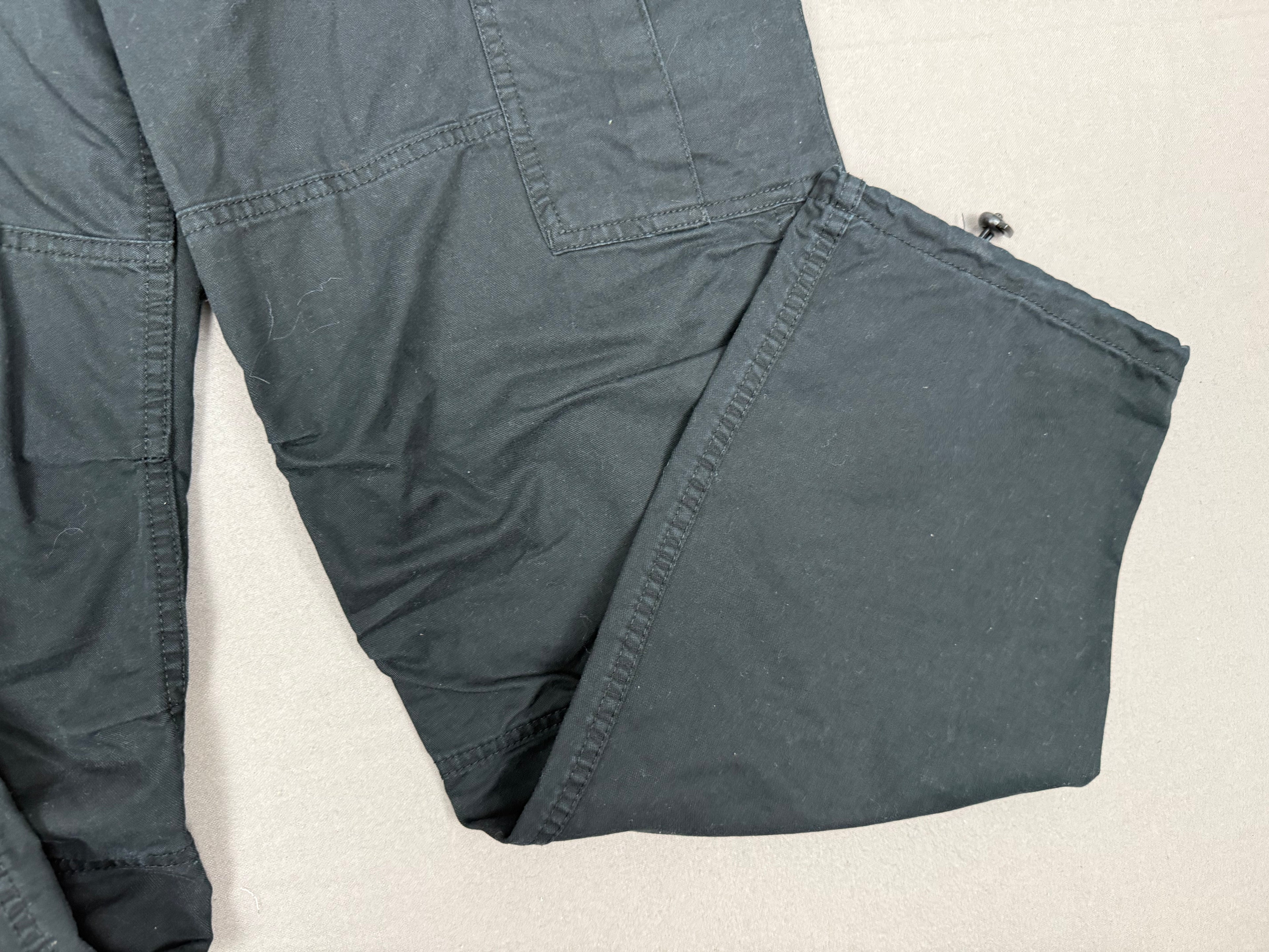 Brandy Melville Y2K Black Cargo Parachute Pants