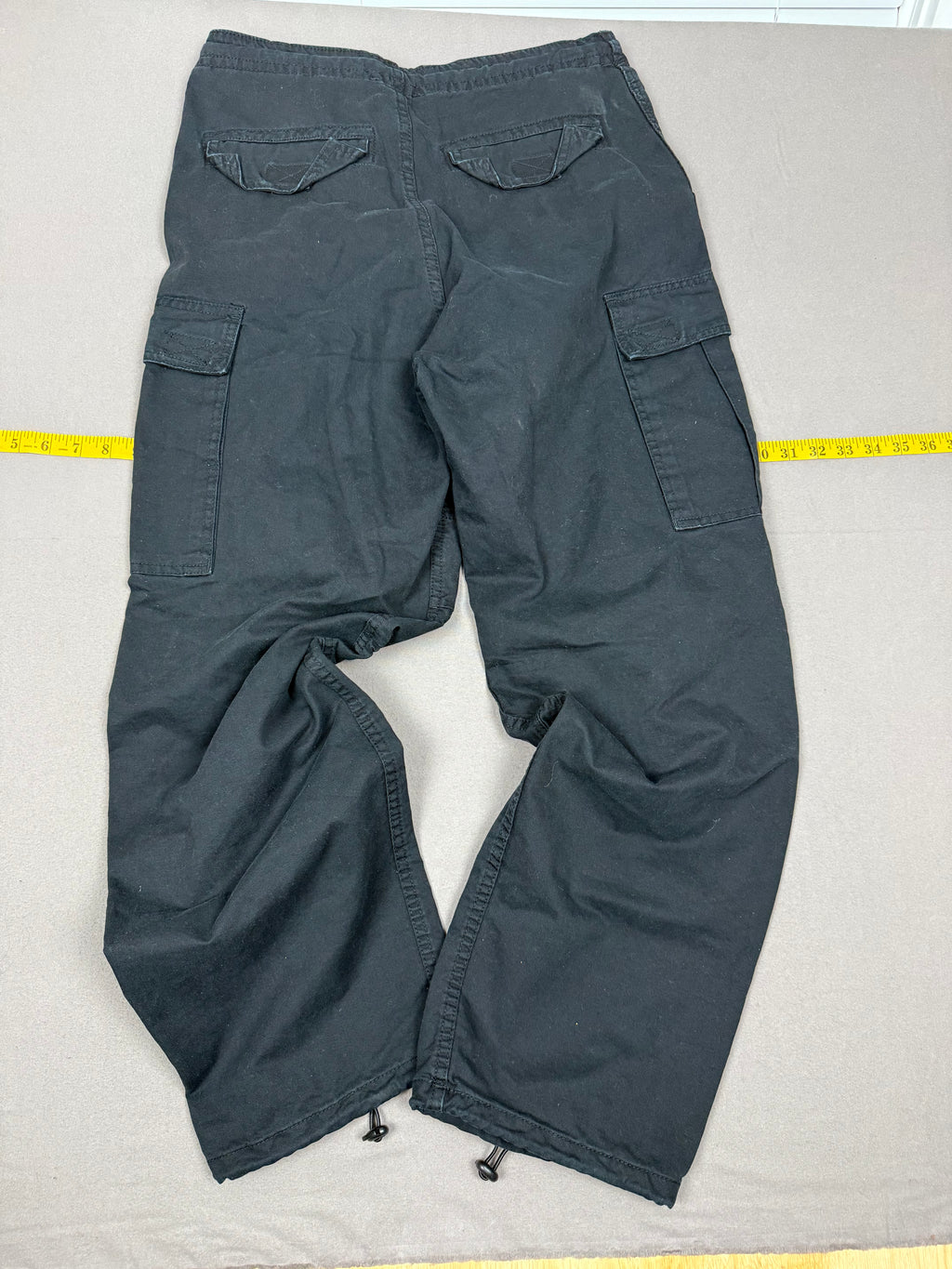 Brandy Melville Y2K Black Cargo Parachute Pants