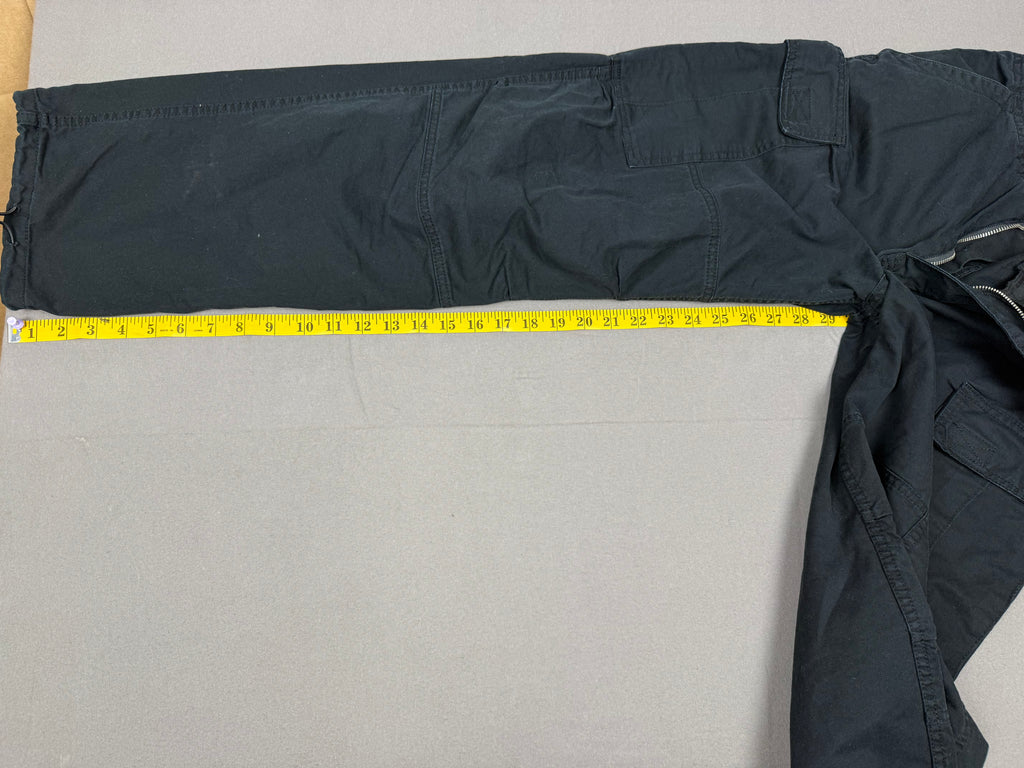 Brandy Melville Y2K Black Cargo Parachute Pants