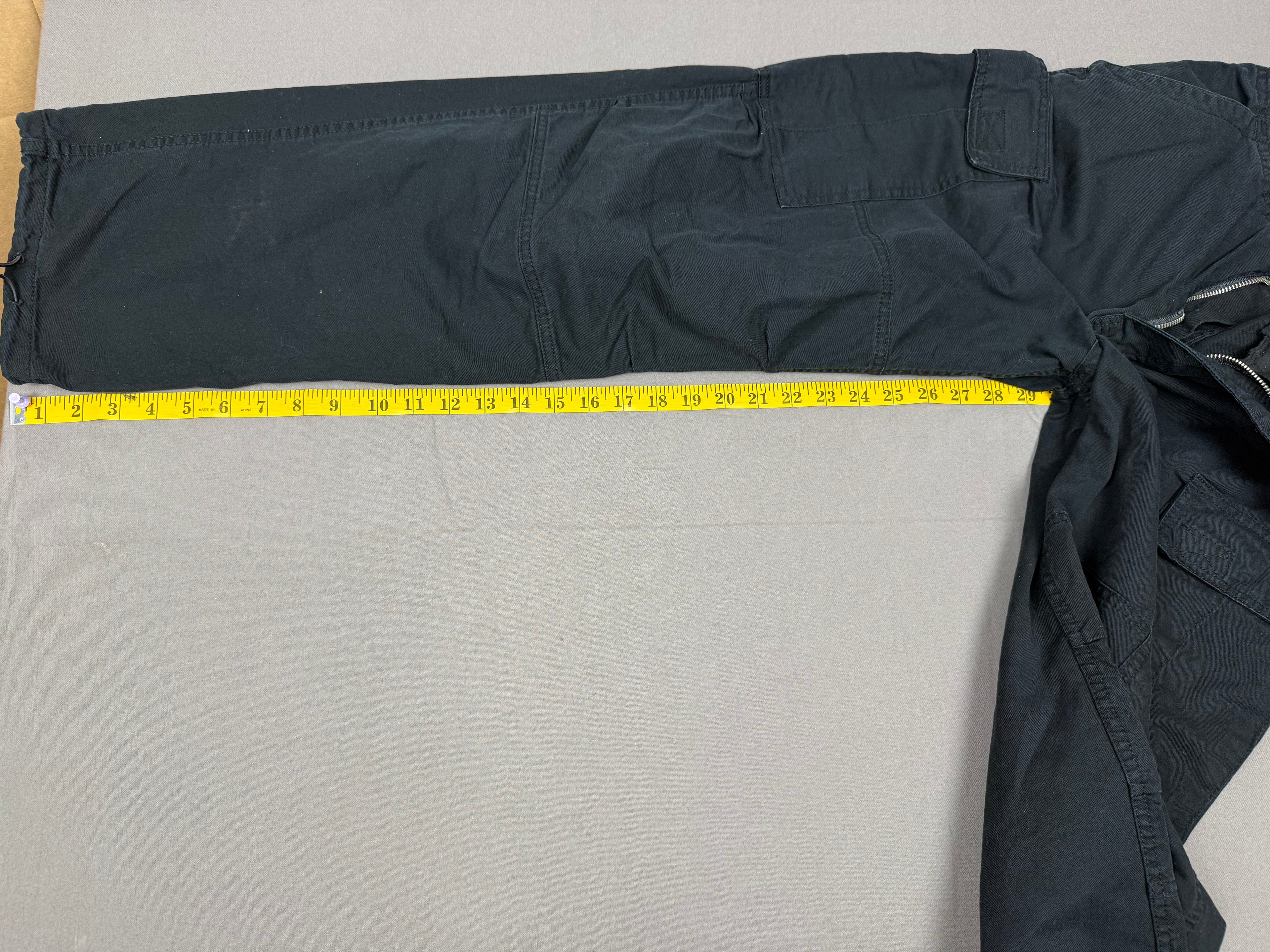 Brandy Melville Y2K Black Cargo Parachute Pants