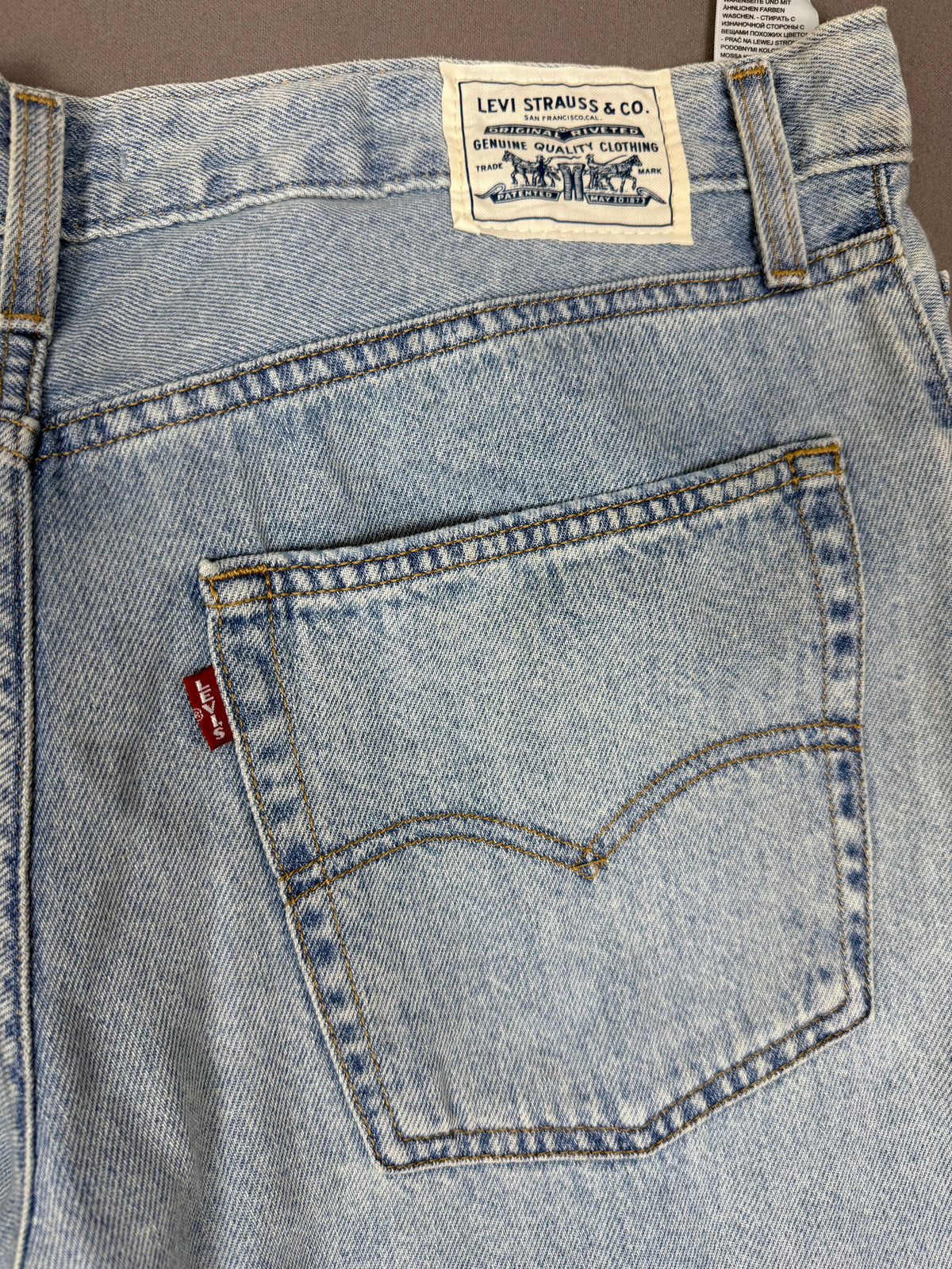 Levi’s Baggy Dad Blue Denim Jeans