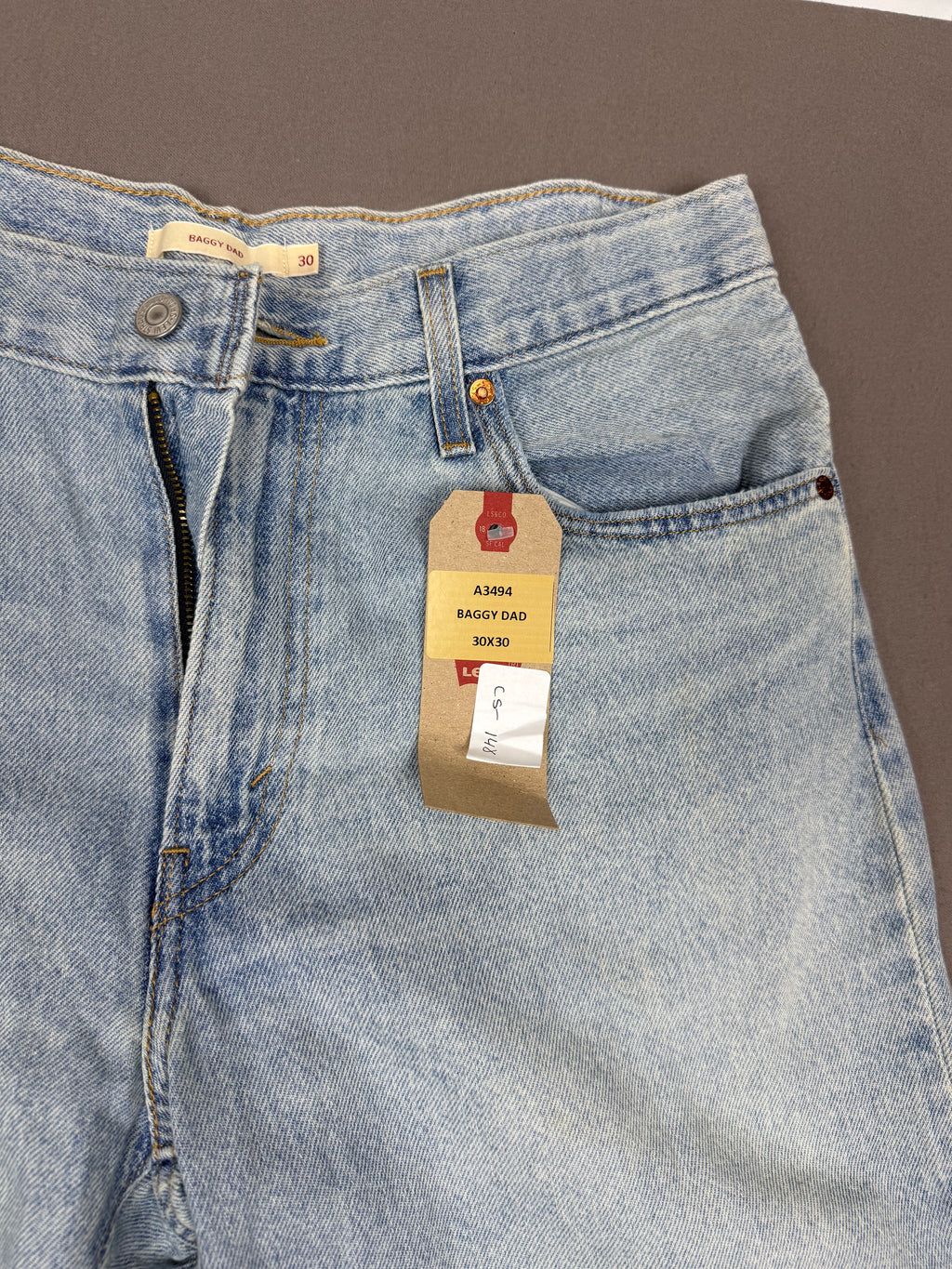Levi’s Baggy Dad Blue Denim Jeans