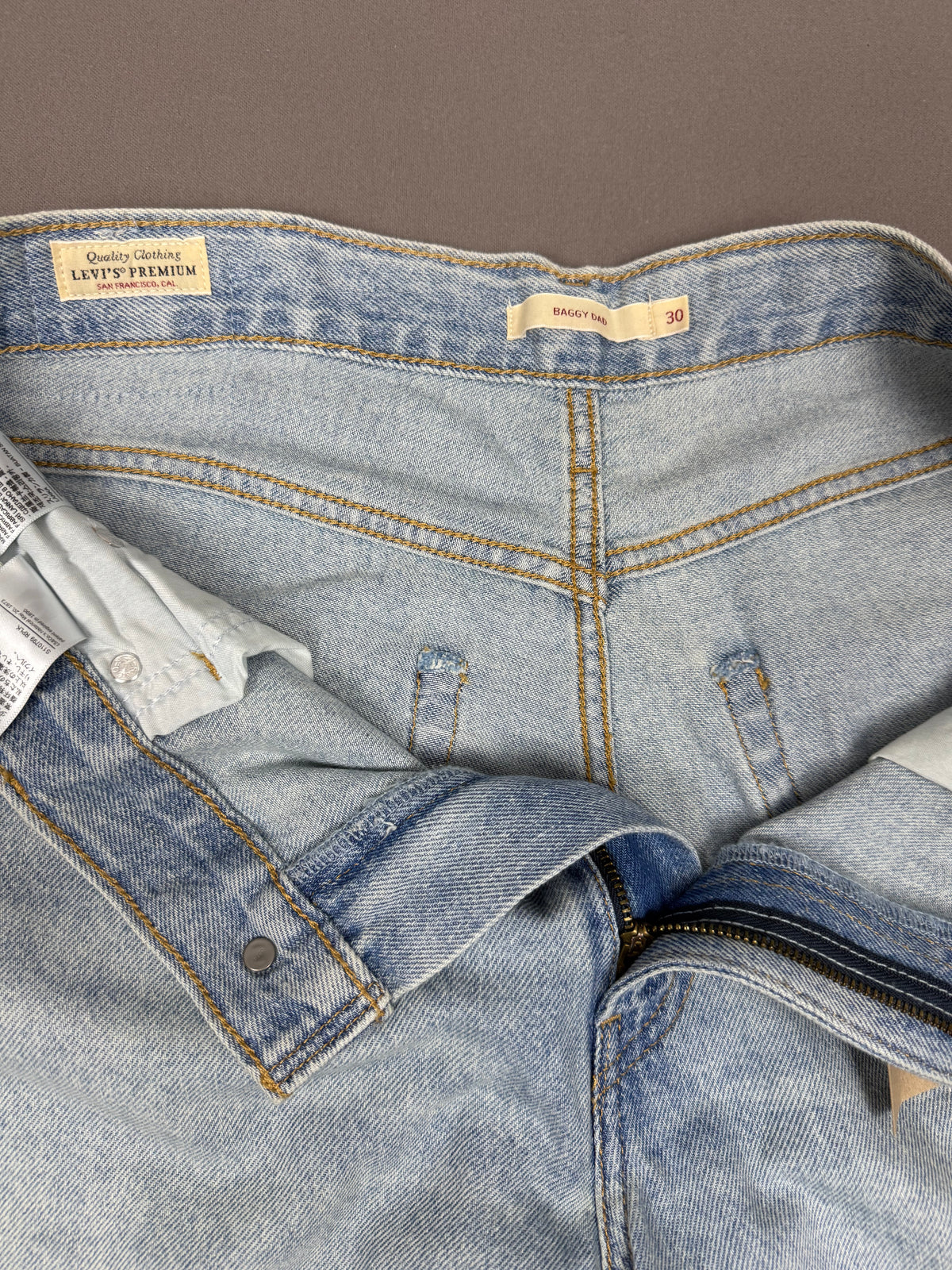 Levi’s Baggy Dad Blue Denim Jeans
