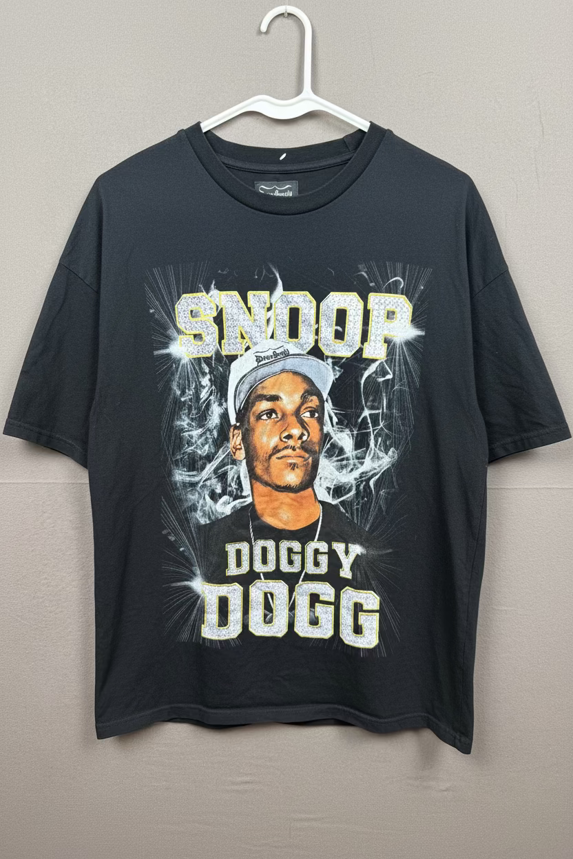 Vintage-Inspired Y2K Snoop Doggy Dogg Graphic T-Shirt