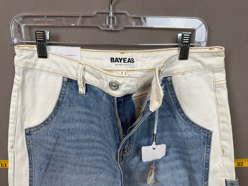 BAYEAS Jeremy Two-Tone Wide Leg Jeans