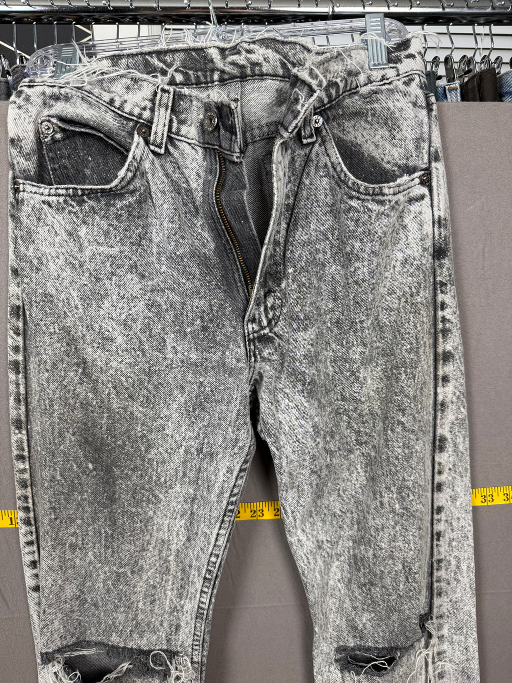Vintage Levi’s 505 Black Acid Wash Jeans