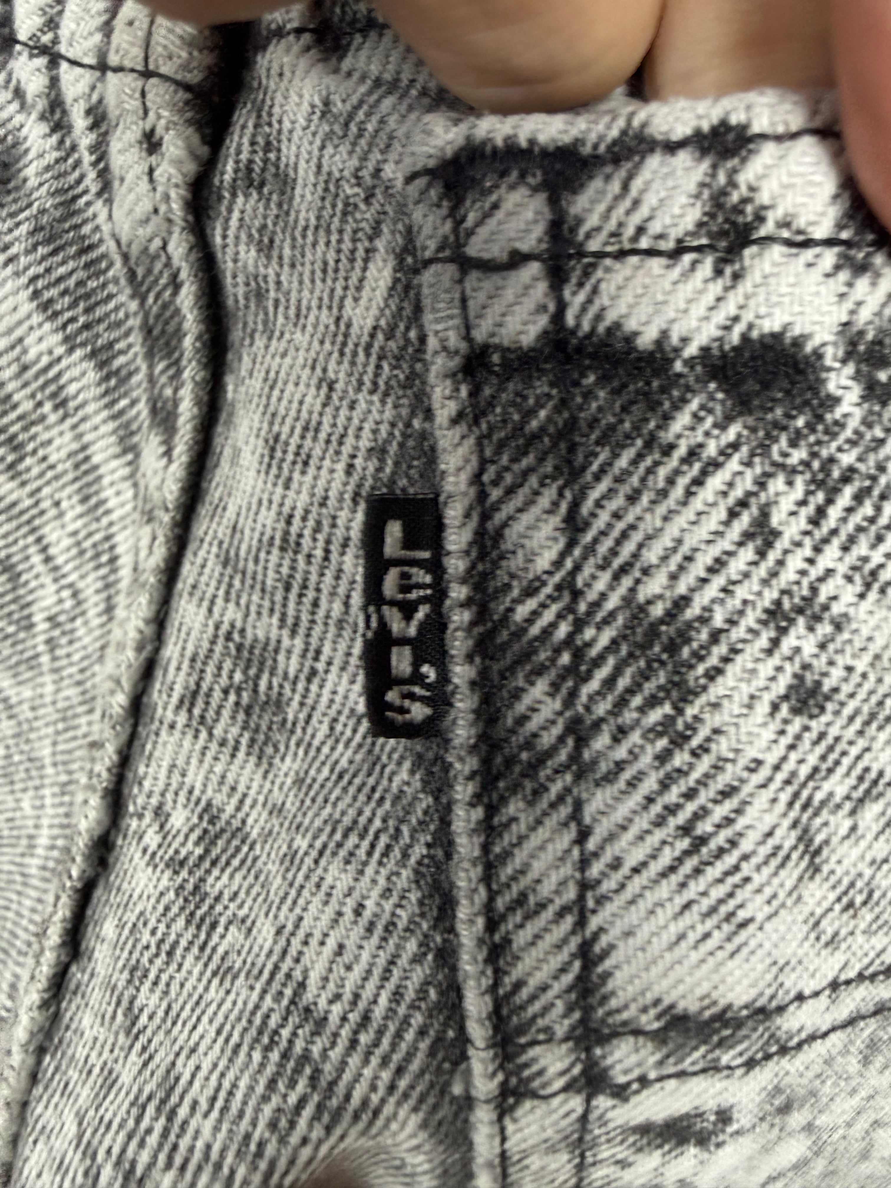 Vintage Levi’s 505 Black Acid Wash Jeans