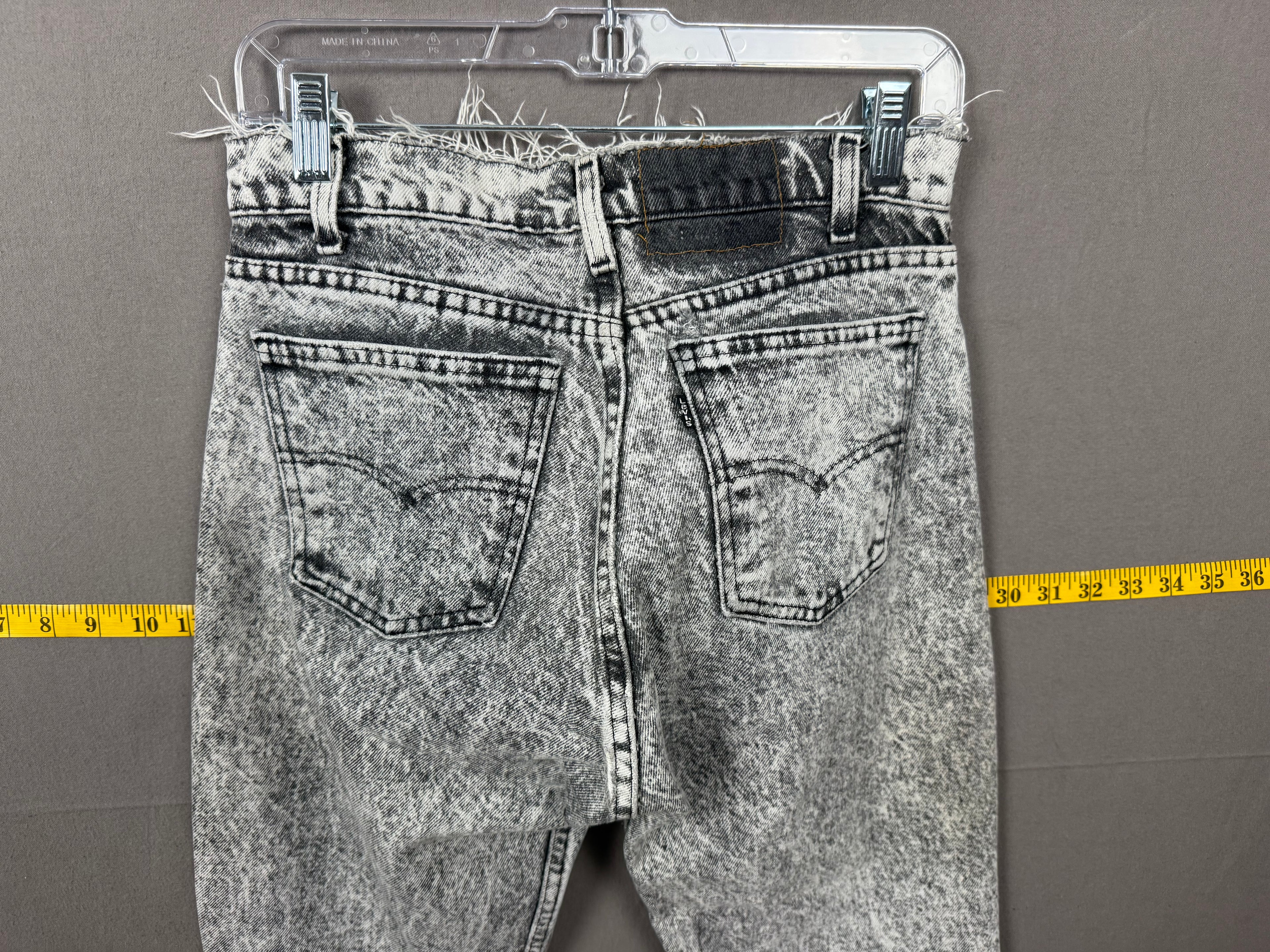 Vintage Levi’s 505 Black Acid Wash Jeans