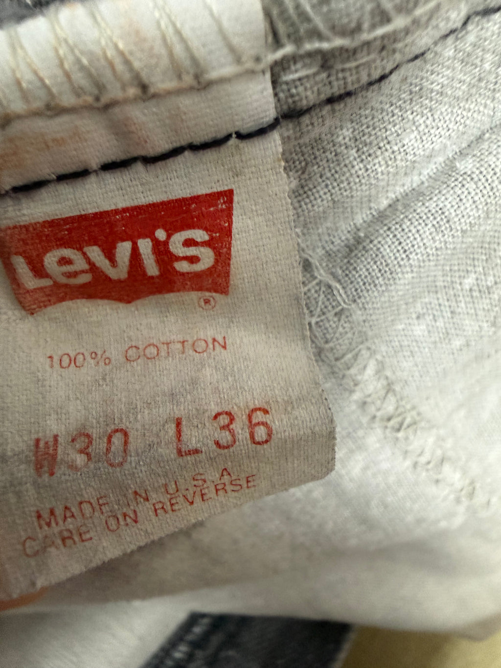 Vintage Levi’s 505 Black Acid Wash Jeans