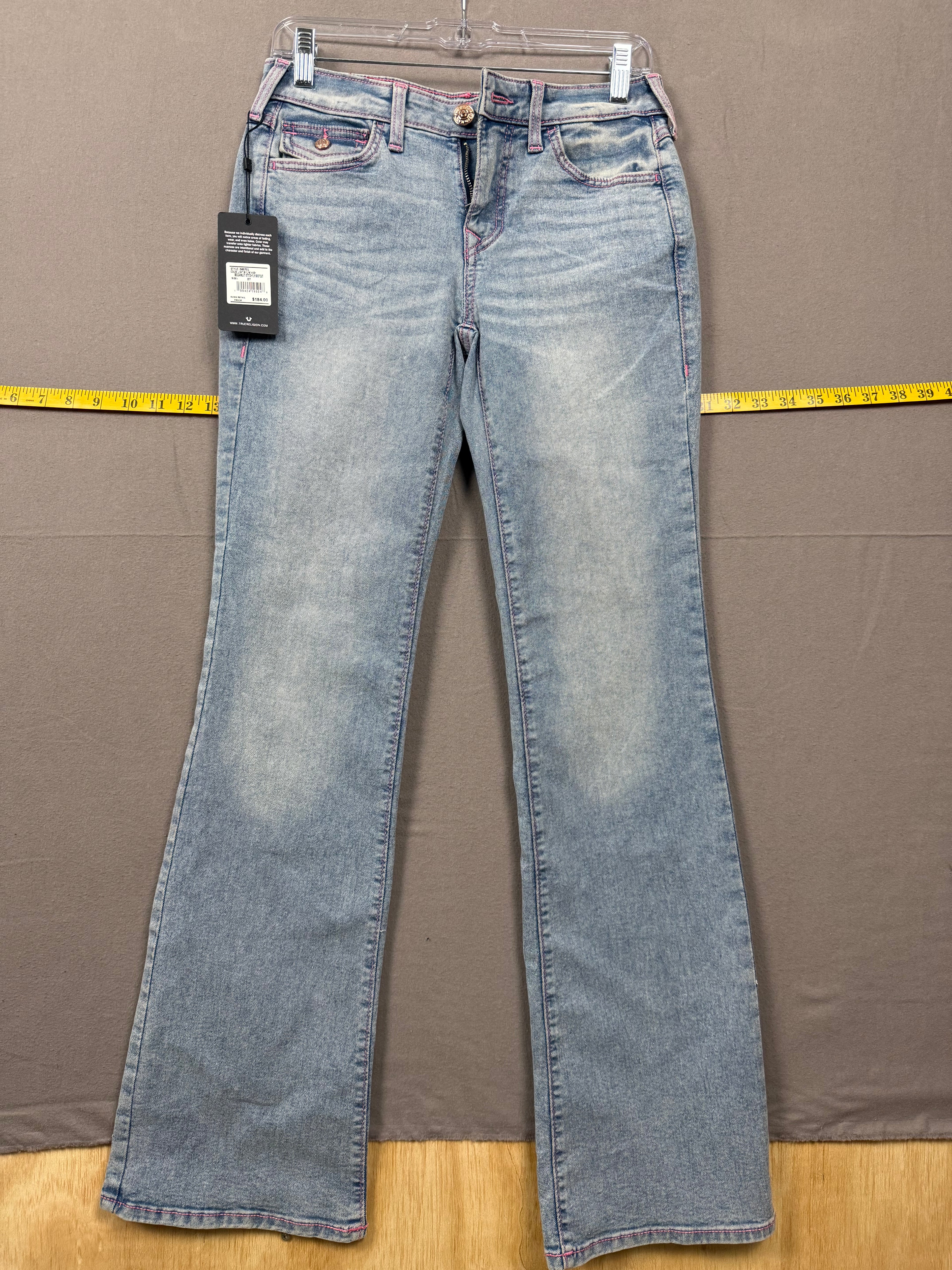 NWT True Religion Becca Big T Mid-Rise Bootcut Jeans