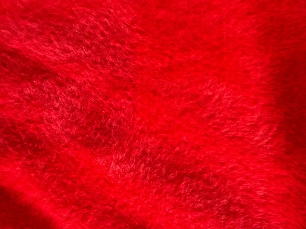 Bailey/44 Red Fuzzy Knit Cardigan with Gold Heart Buttons – Size Small
