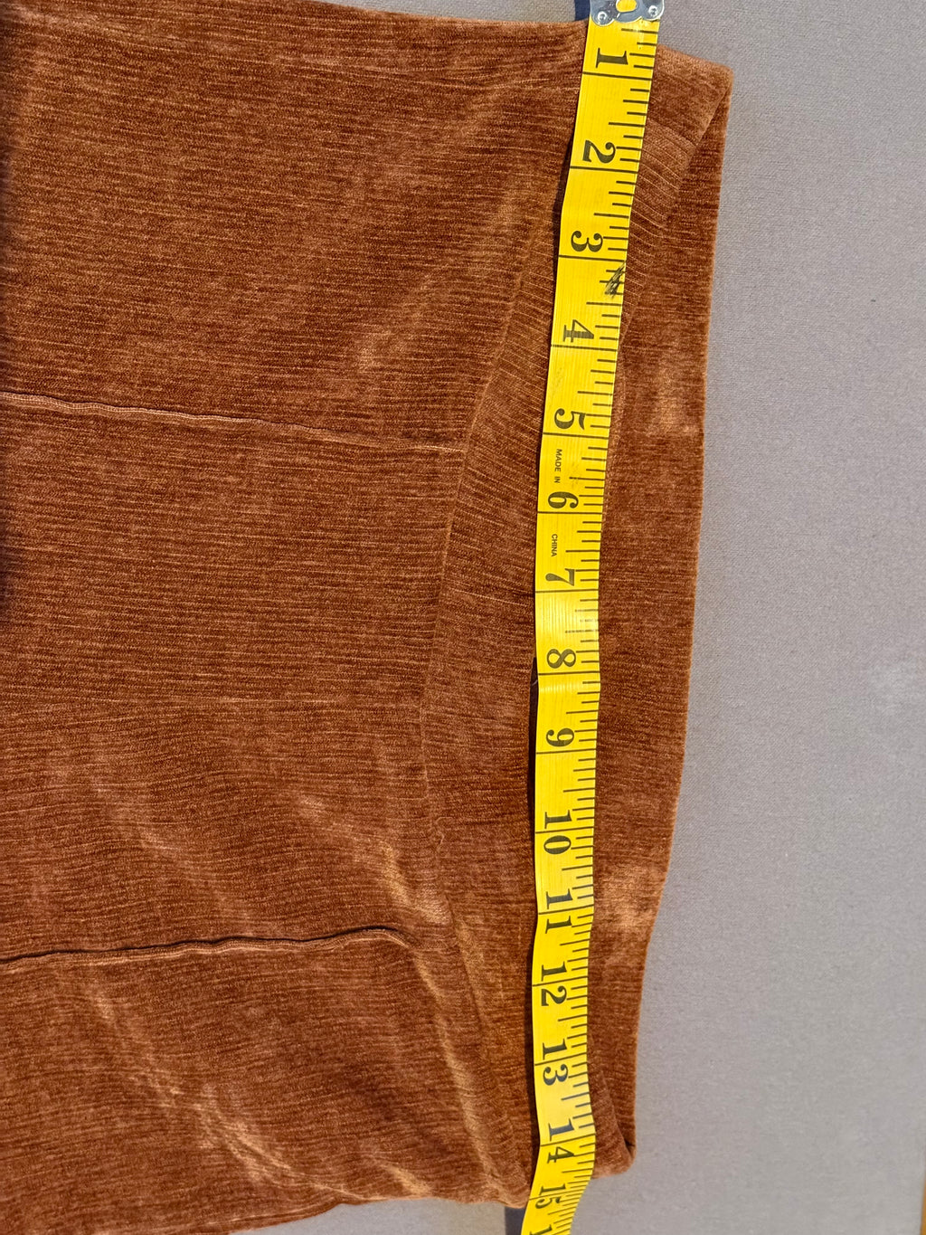 Love on a Hanger Brown Velour Flare Pants Size Medium Y2K Boho