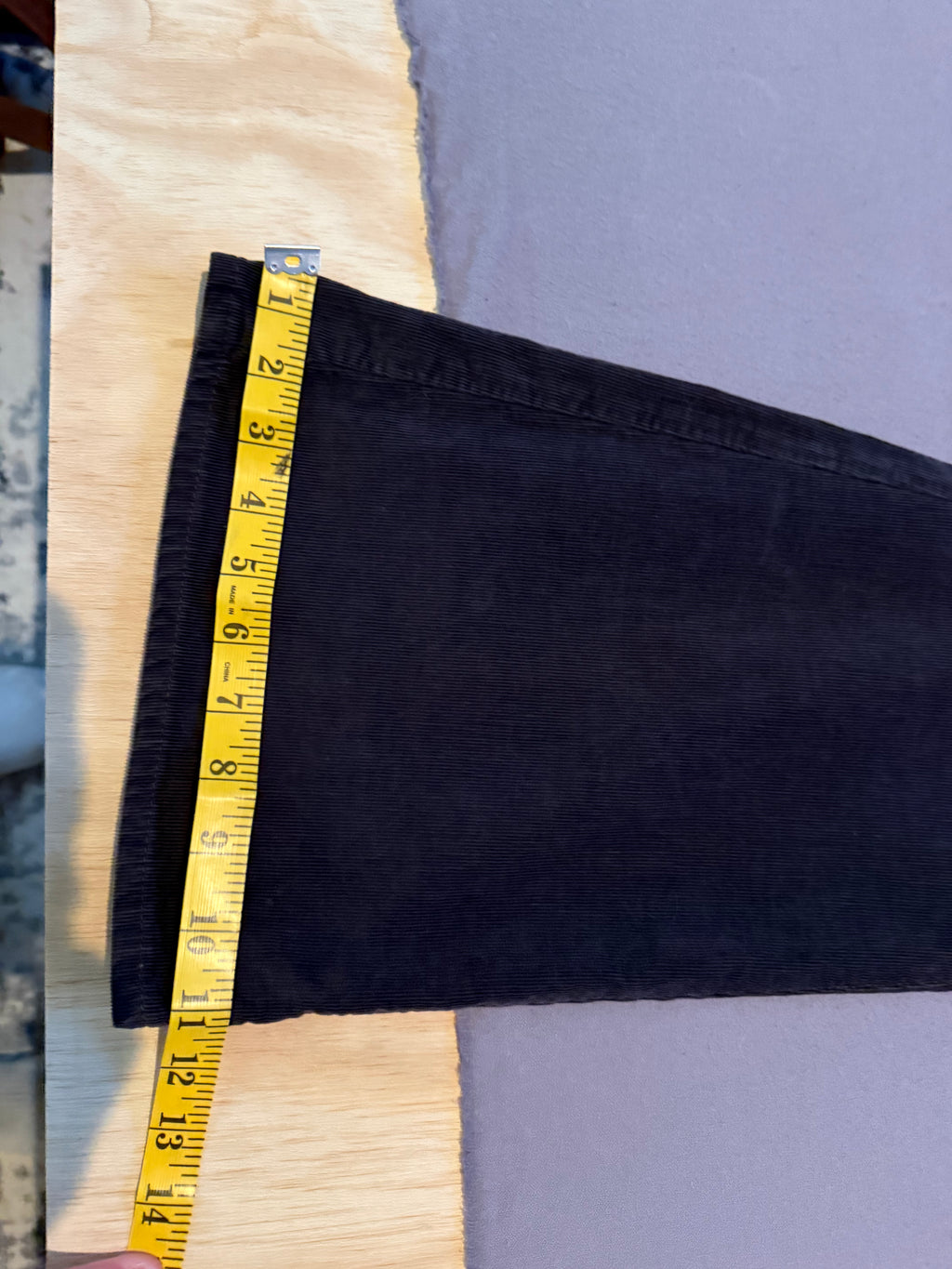 We The Free Black Corduroy Flare Pants Size 26 High Rise Boho Free People