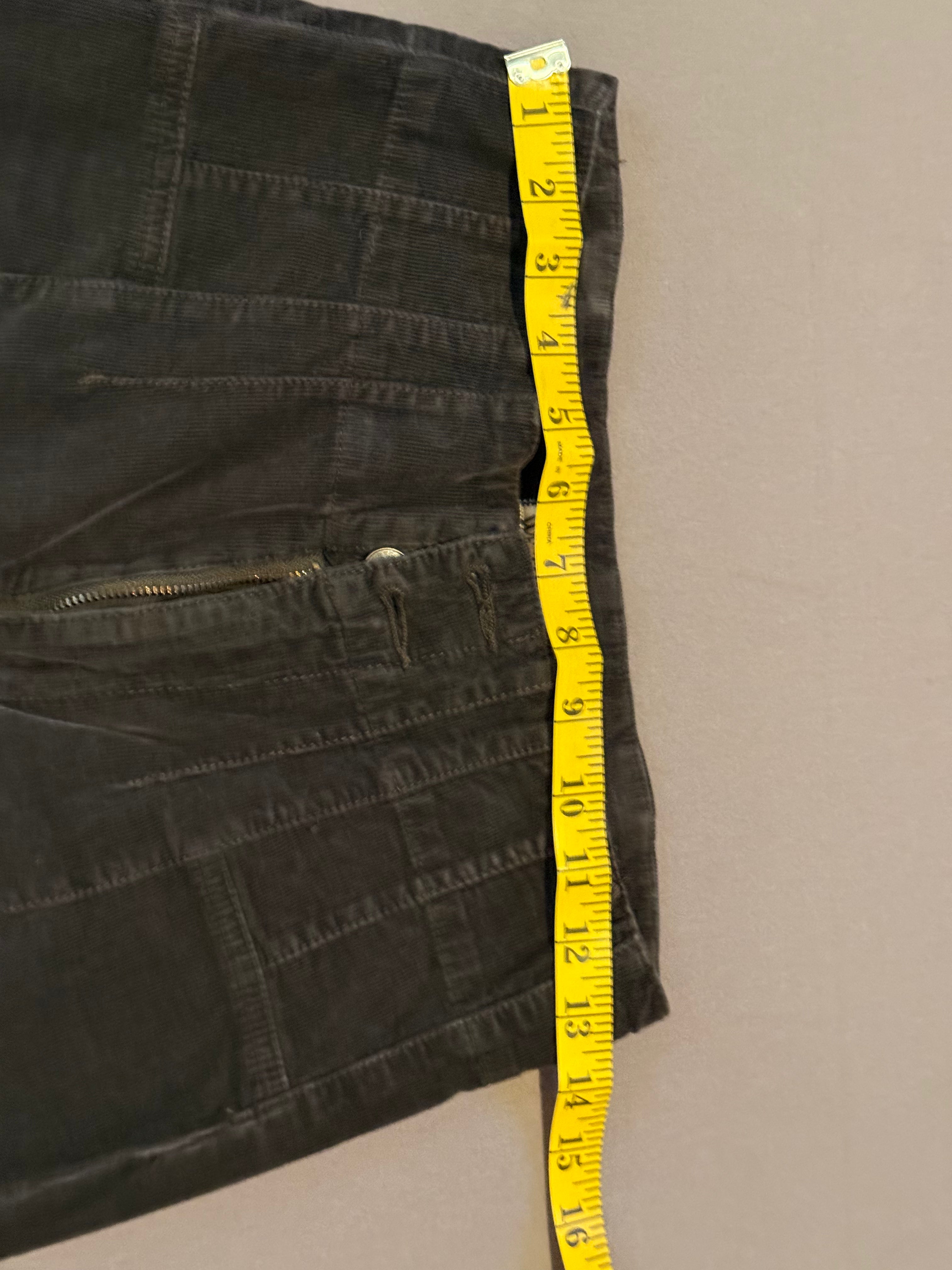 We The Free Black Corduroy Flare Pants Size 26 High Rise Boho Free People