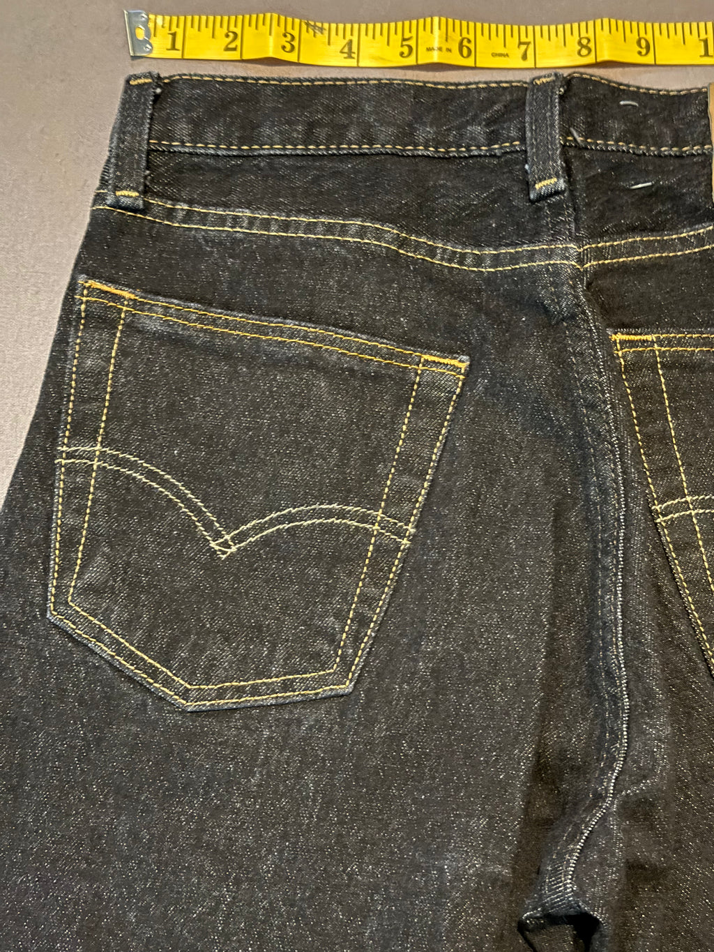 Levi’s 501 Original Fit Black Jeans W28 L32 Straight Leg Button Fly Denim